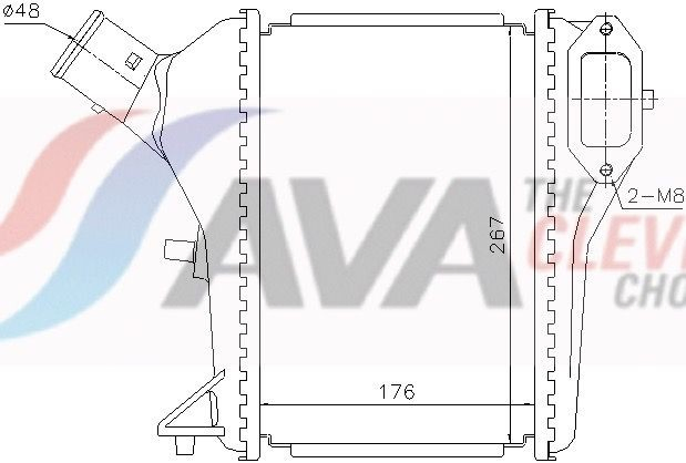 HD4344 AVA Охолоджувач наддувочного повітря